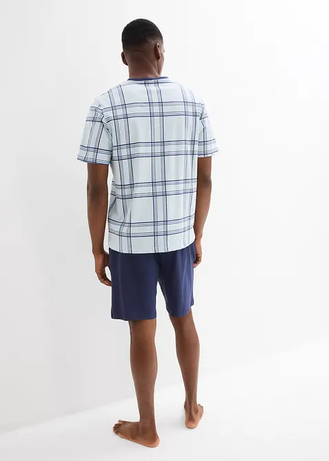 Kort pyjamas i 100% bomull, bonprix