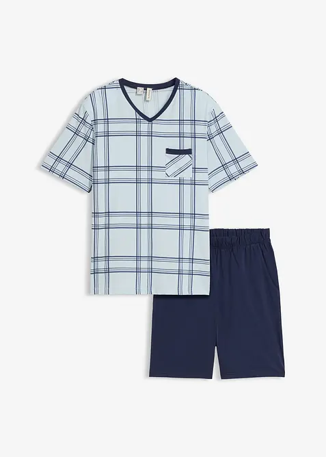 Kort pyjamas i 100% bomull, bonprix