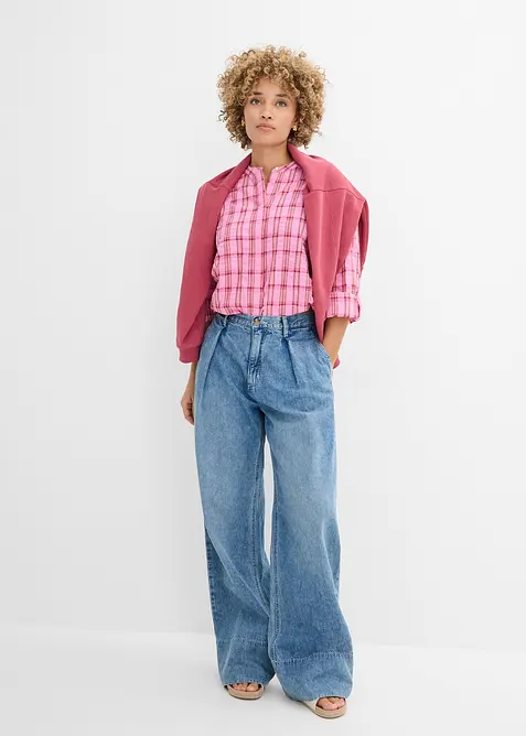 Bluse i 100% bomull, bonprix