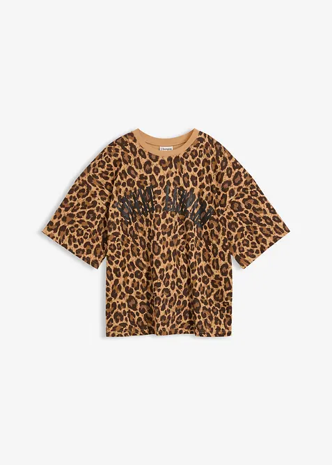 Oversized topp i 100% &oslash;kologisk bomull, bonprix