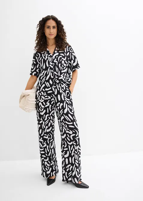 Bluse i lett viskose, bonprix