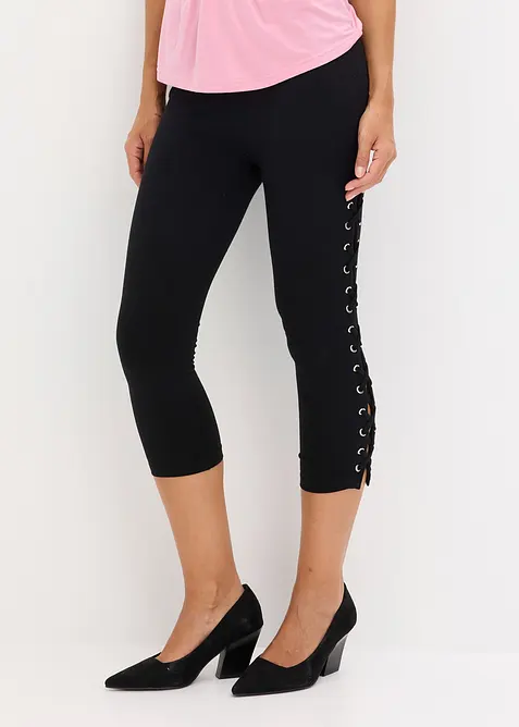 Caprileggings med sn&oslash;ring, bonprix
