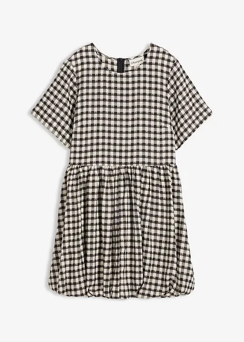 Kjole med boblekant, bonprix