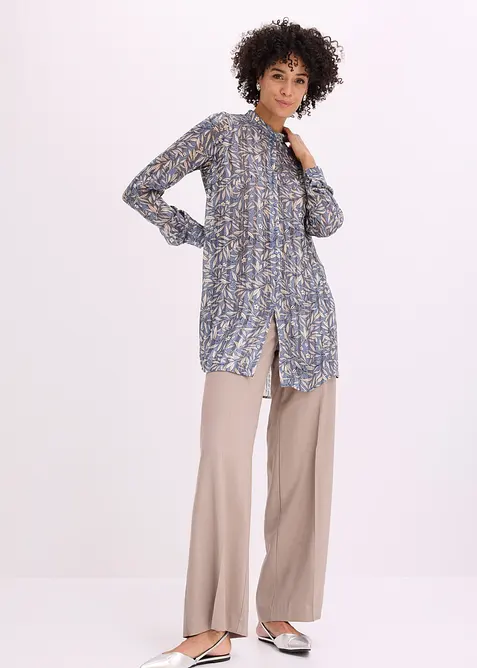 Lang chiffonbluse, bonprix