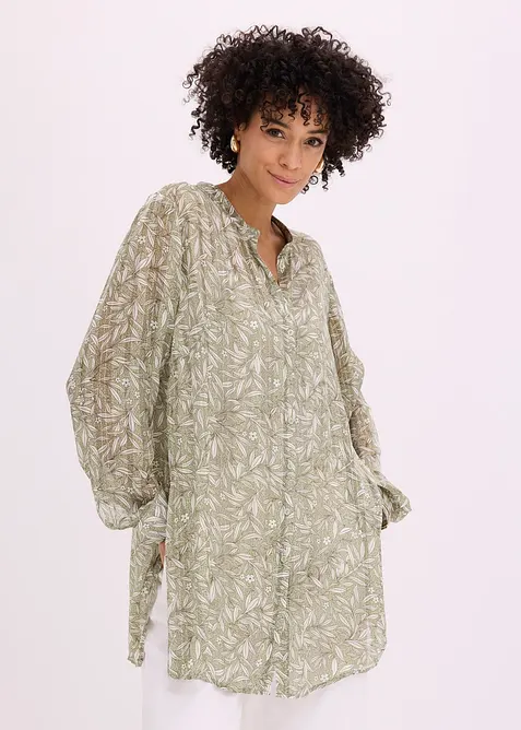 Lang chiffonbluse, bonprix