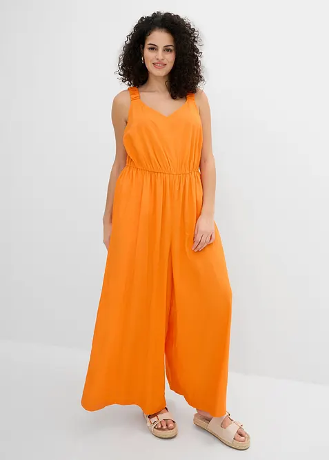 Jumpsuit i lett viskose, bonprix