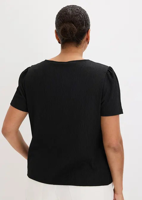 Topp i strukturert krepp, bonprix