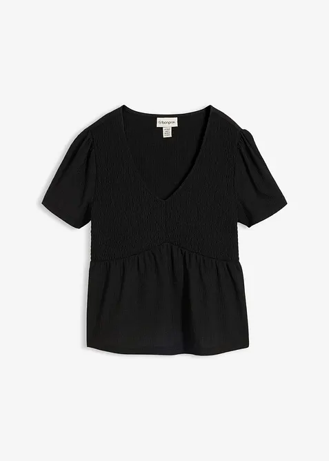 Topp i strukturert krepp, bonprix