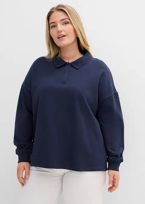 Sweatshirt i 100% &oslash;kologisk bomull, bonprix