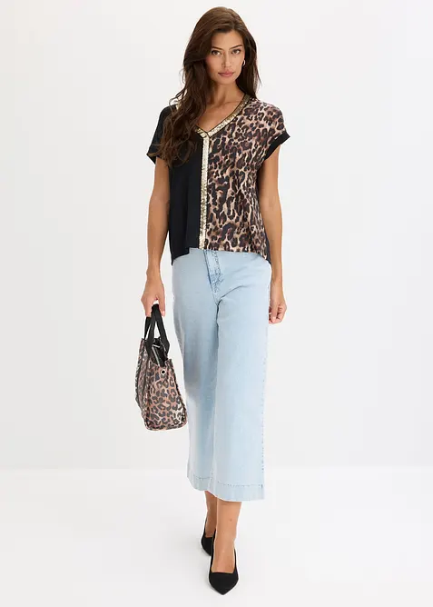 Topp med paljetter, bonprix