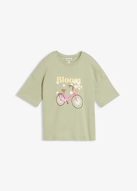 T-skjorte i avslappet modell og 100% bomull, bonprix