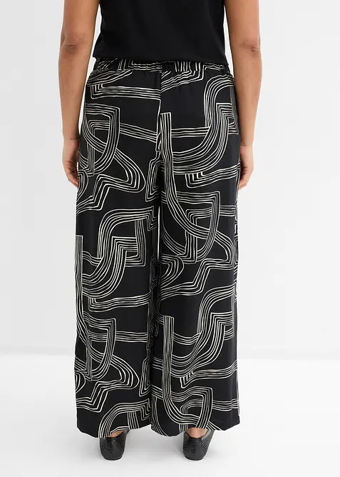 Vid bukse i viskosemiks, bonprix