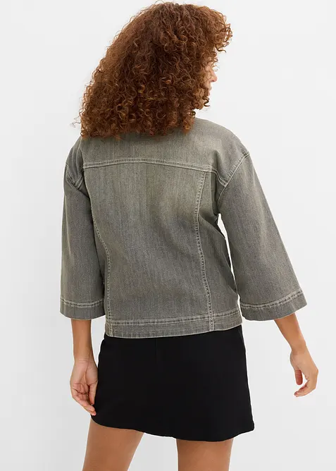 Jeansjakke, 3/4-lange ermer, bonprix