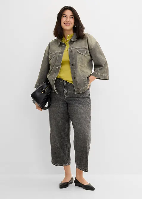 Jeansjakke, 3/4-lange ermer, bonprix