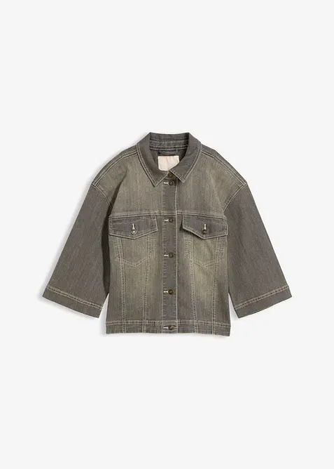 Jeansjakke, 3/4-lange ermer, bonprix