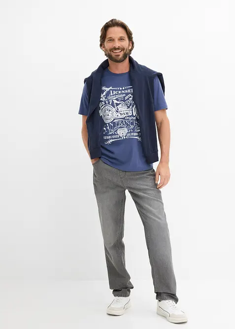 T-skjorte av 100% bomull (2-pack), bonprix