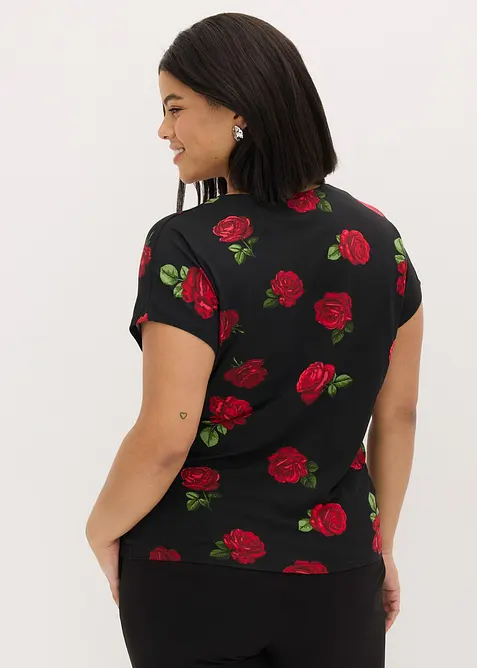 M&oslash;nstret topp av myk viskosemiks, bonprix