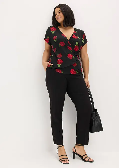 M&oslash;nstret topp av myk viskosemiks, bonprix