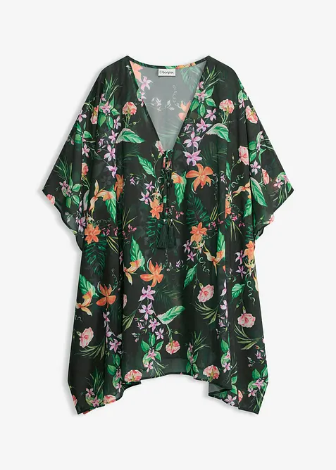 Strandtunika i lett chiffon, bonprix