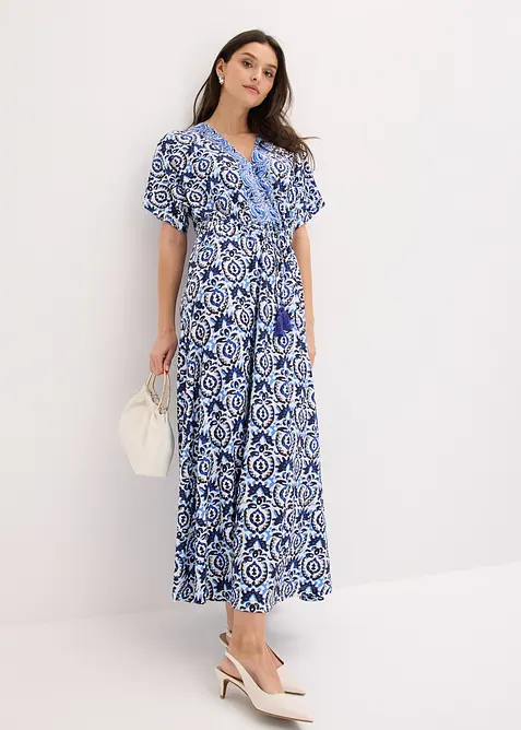 Maxikjole i jersey, bonprix