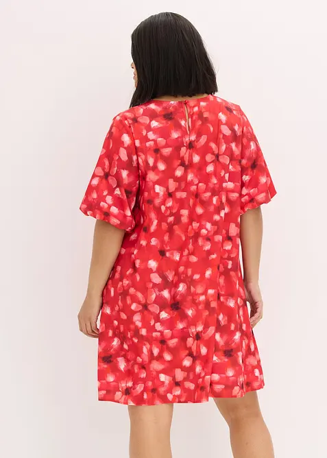 Kjole med ballongermer, bonprix