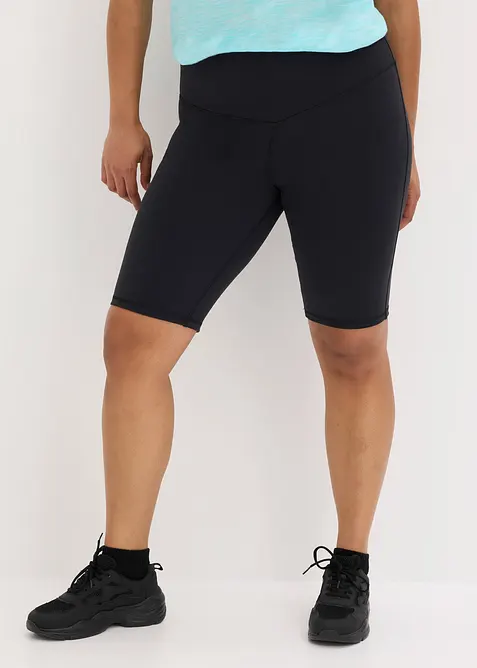 Trenings-sykkelbukse med bomullsaktig overflate, bonprix