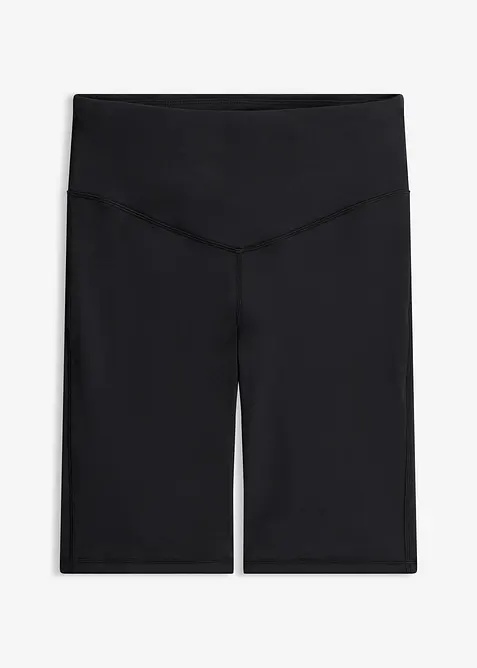 Trenings-sykkelbukse med bomullsaktig overflate, bonprix