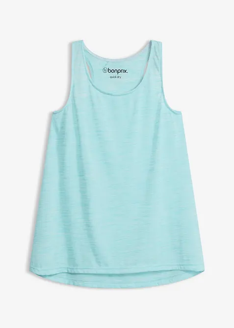 Treningstopp i lett materiale med flammegarn, hurtigt&oslash;rkende, bonprix