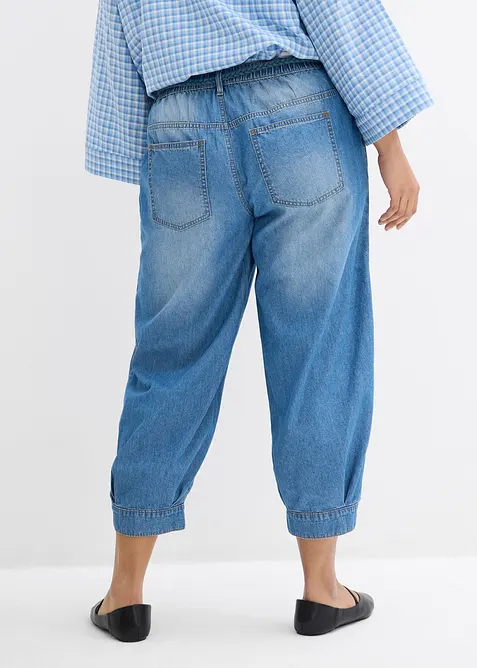 Barrel jeans Mid Waist, komfortlinning, bonprix