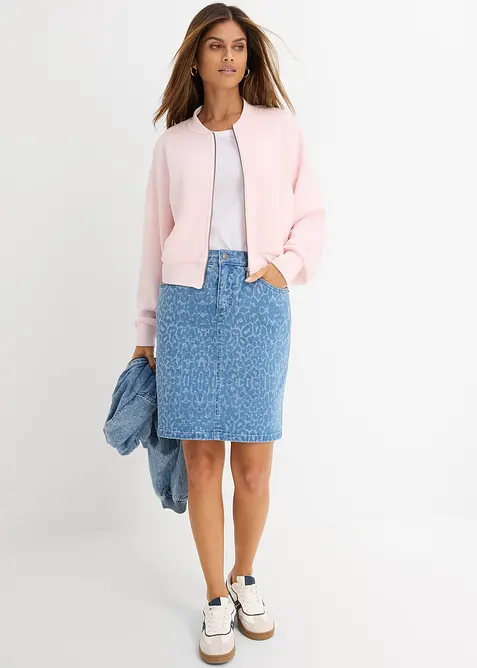 Jeansskj&oslash;rt, bonprix