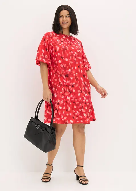 Kjole med ballongermer, bonprix