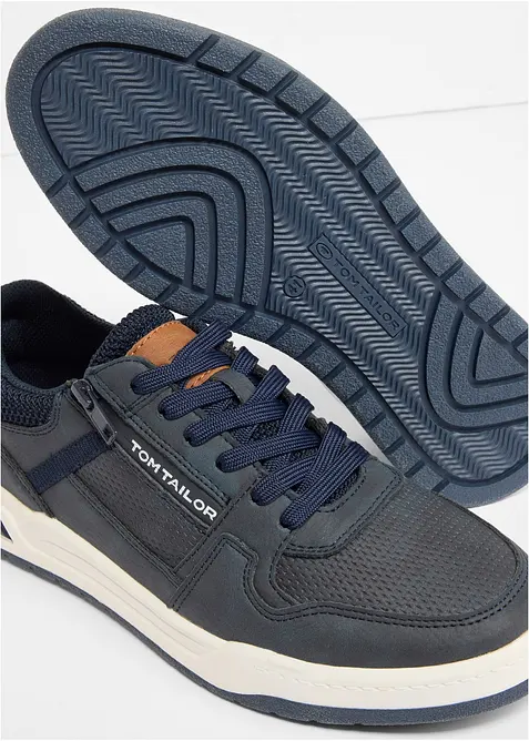 Sneakers med glidel&aring;s fra Tom Tailor, Tom Tailor
