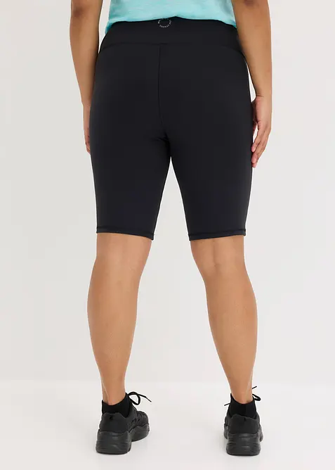 Trenings-sykkelbukse med bomullsaktig overflate, bonprix