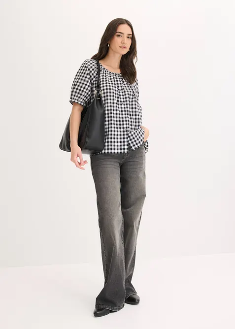 Bluse i 100% bomull, bonprix