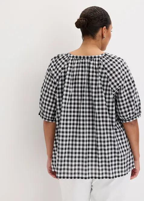 Bluse i 100% bomull, bonprix