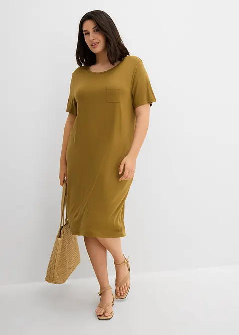 Jerseykjole i myk viskosemiks, bonprix