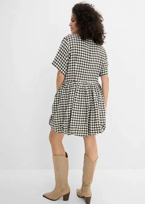 Kjole med boblekant, bonprix