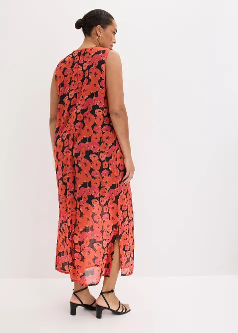 Lang chiffonkjole, bonprix