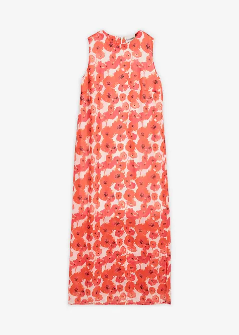 Lang chiffonkjole, bonprix