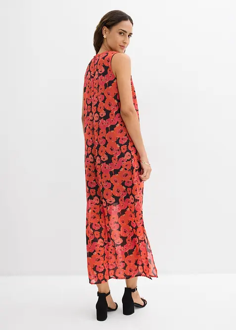 Lang chiffonkjole, bonprix