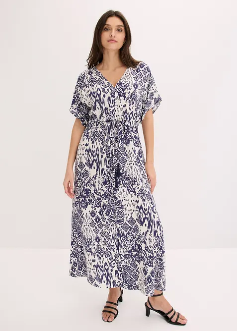 Maxikjole i lett viskose, bonprix