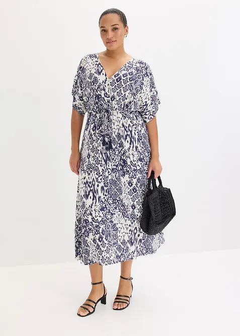 Maxikjole i lett viskose, bonprix