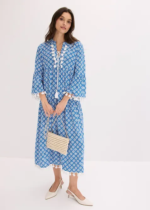 Tunikakjole i lett viskose, bonprix