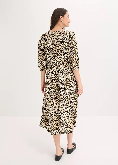 Tunikakjole i lett viskosemiks, bonprix