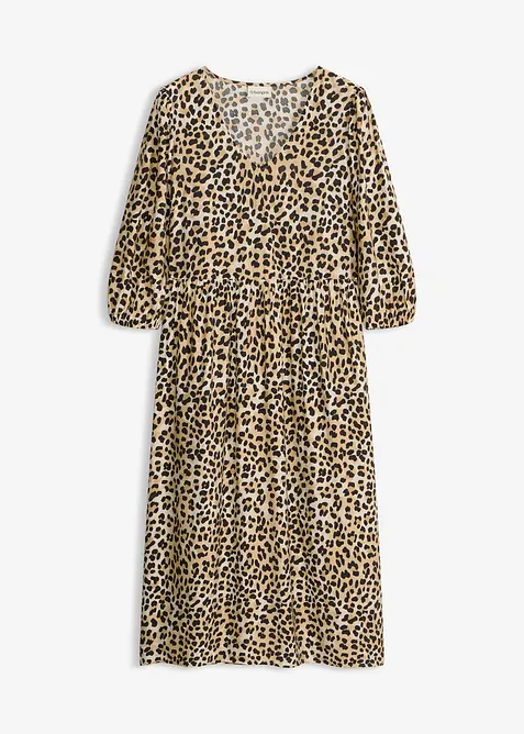 Tunikakjole i lett viskosemiks, bonprix