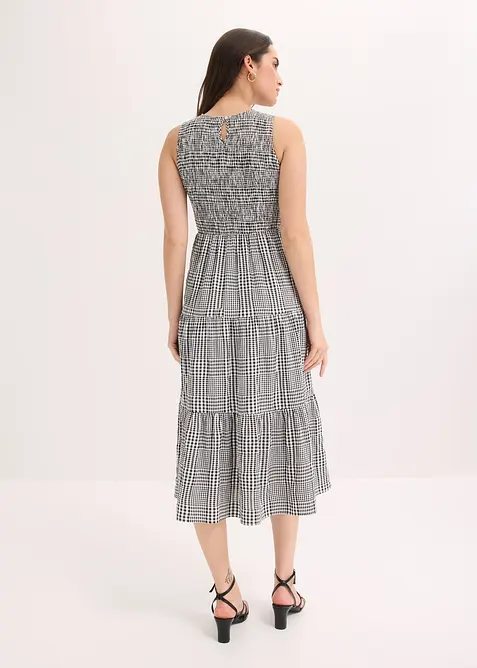 Midikjole i viskosemiks, bonprix