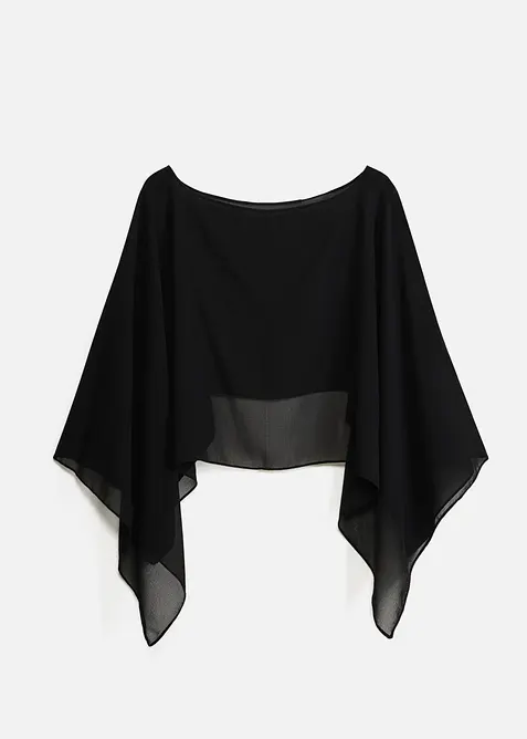 Chiffoncape i lett materiale, bonprix