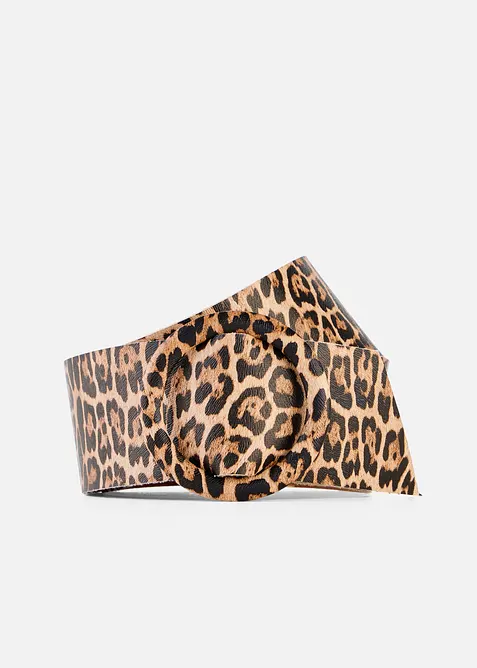 Leopardm&oslash;nstret belte, bonprix