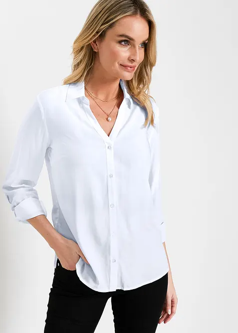 Lett bluse i fint fallende viskose, bonprix