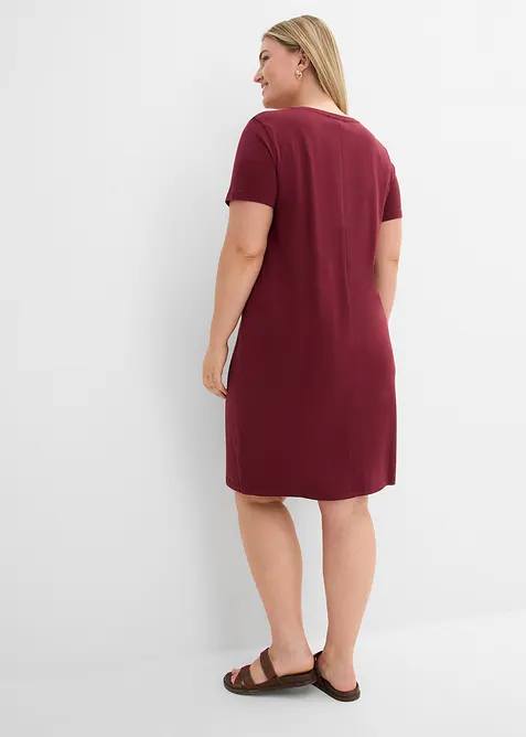 Jerseykjole i 100% bomull (2-pack), bonprix